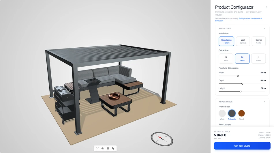 Pergola Configurator